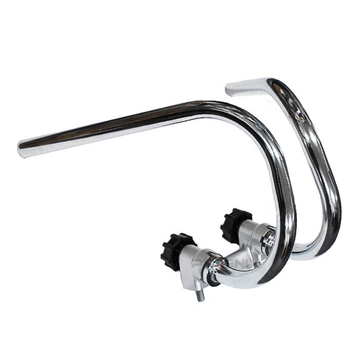 7958 くるくるハンドル 単品 バイク モンキー ゴリラ シャリー ダックス 絞り ハンドル ダウン ロータイプ シャコタン 旧車 絶版車拍卖