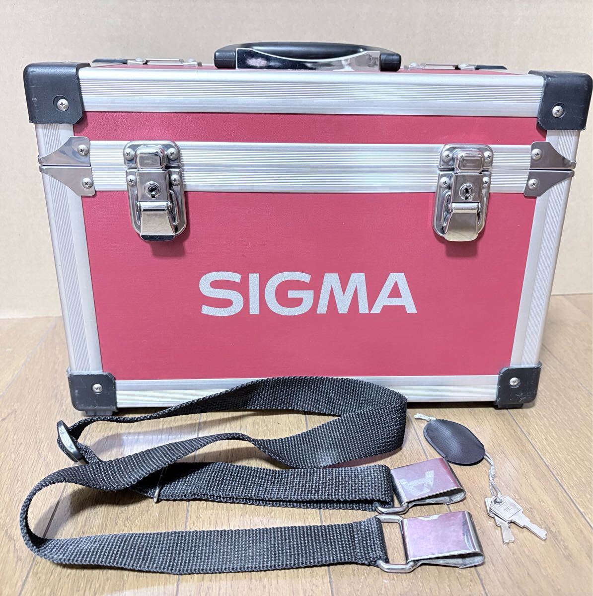 ★実用品★ SIGMA シグマ アルミ ケース コンテナ ハード カメラ バッグ トランク 機材ケース #10909#01#51#08拍卖