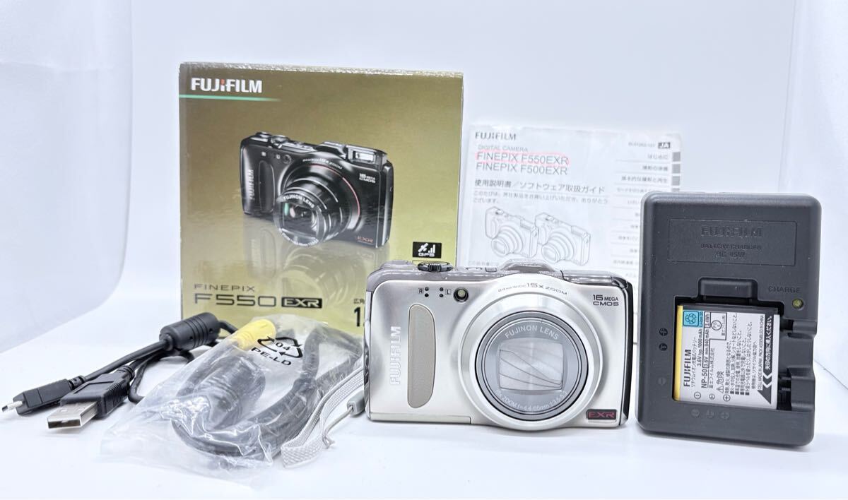 ★動作品★ FUJIFILM 富士フィルム FINEPIX F550 EXR コンパクトデジタルカメラ #10889#66#11#09拍卖