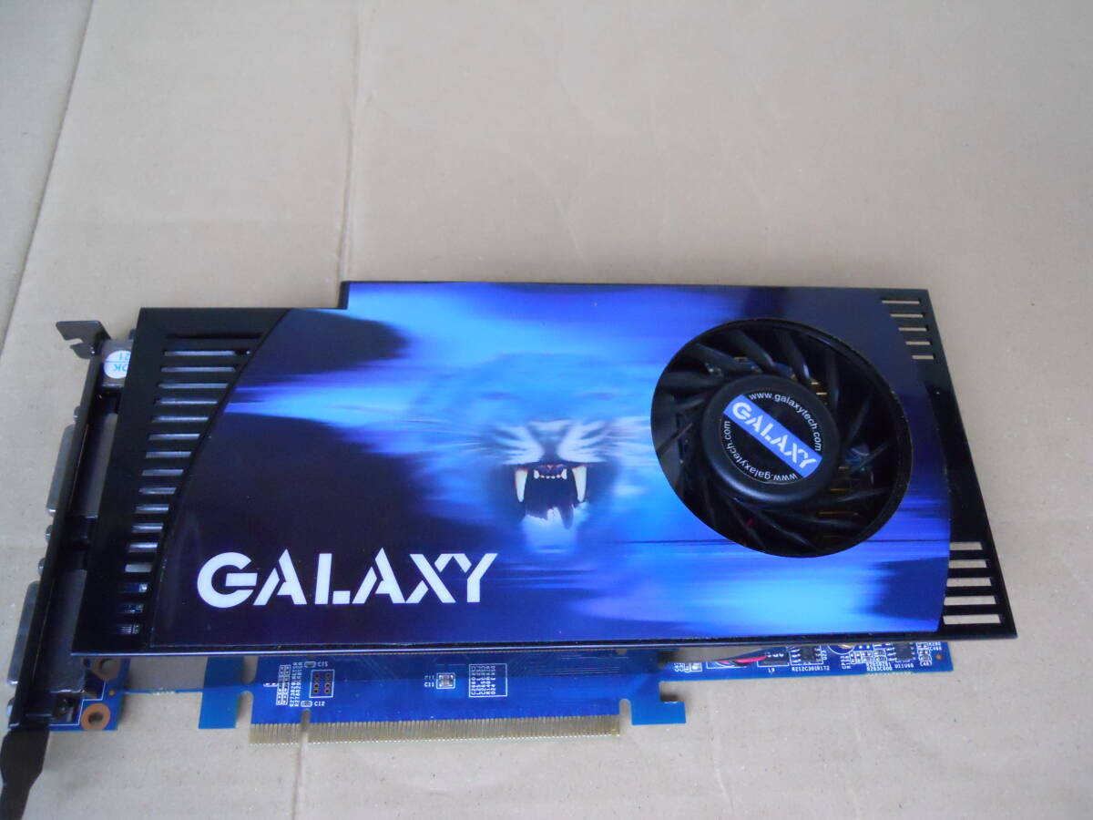 中古パーツGALAXY NVIDIA GeForce 9600GT 512Mb PCI-E DVIグラフィックボードビデオカード 送料無料拍卖