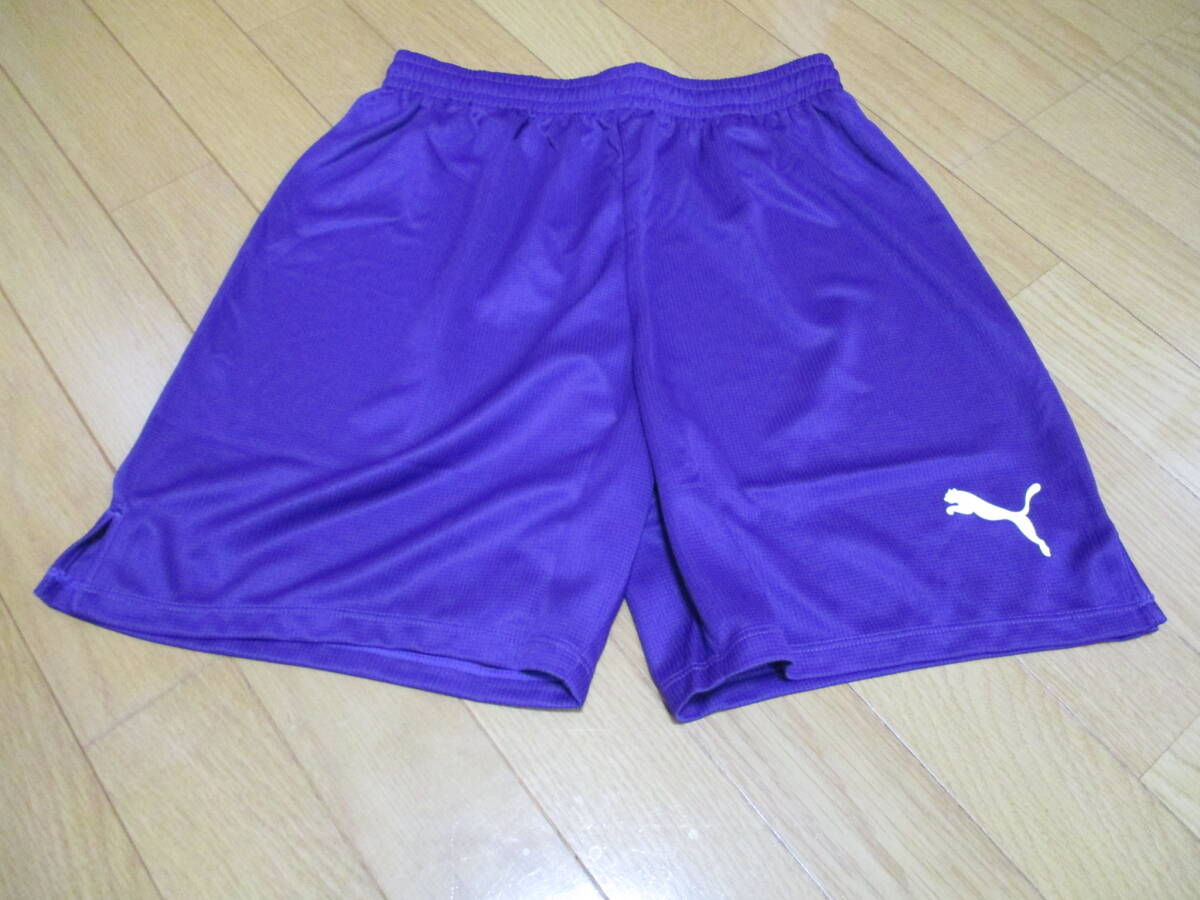 新品保管品!プーマ★★スポーツ&タウン用<ジュニア・ショートパンツ>★★ジュニアM パープル 拍卖