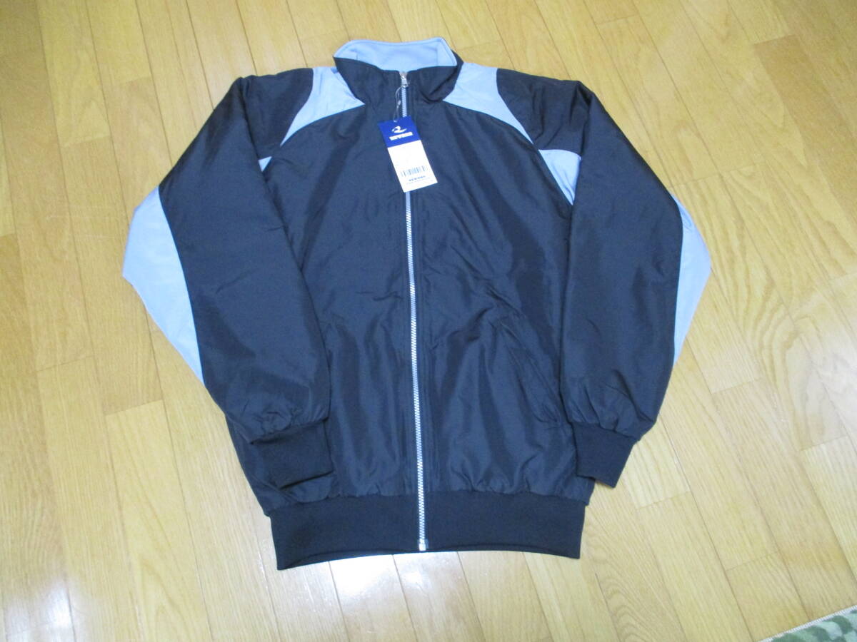 新品保管品!レワード★<長袖スタンドカラー・グランドコート>★M 黒・グレー 定11,000円拍卖