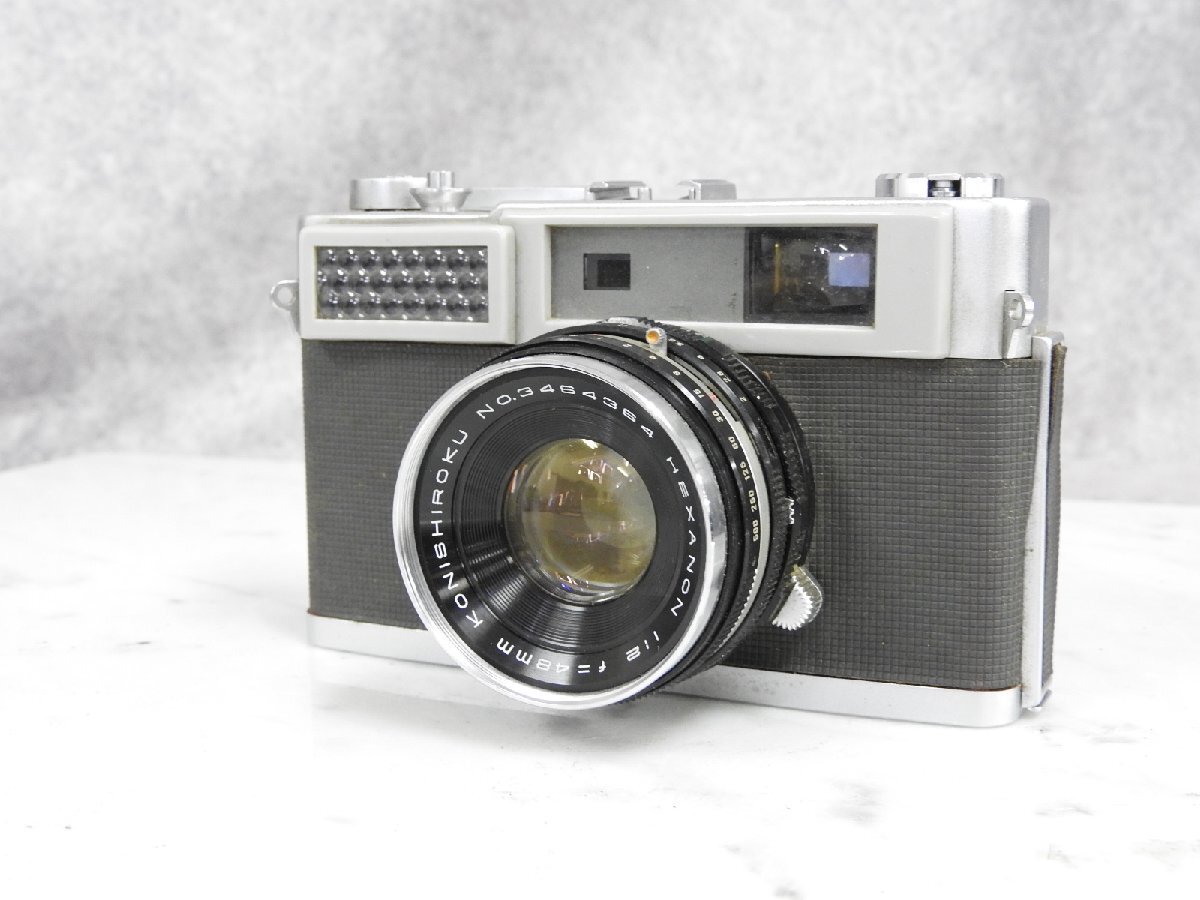 【J】Konica KONISHIROKU HEXANON 1:2 f=48mm フィルムカメラ コニカ 3125704拍卖