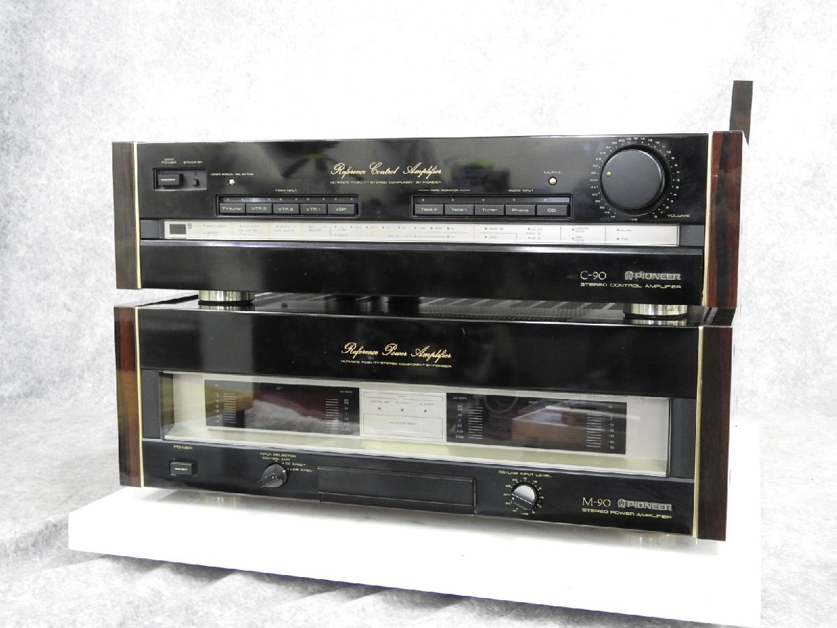 【J】Pioneer M-90/C-90 パワーアンプ プリアンプ セット パイオニア 3126420拍卖