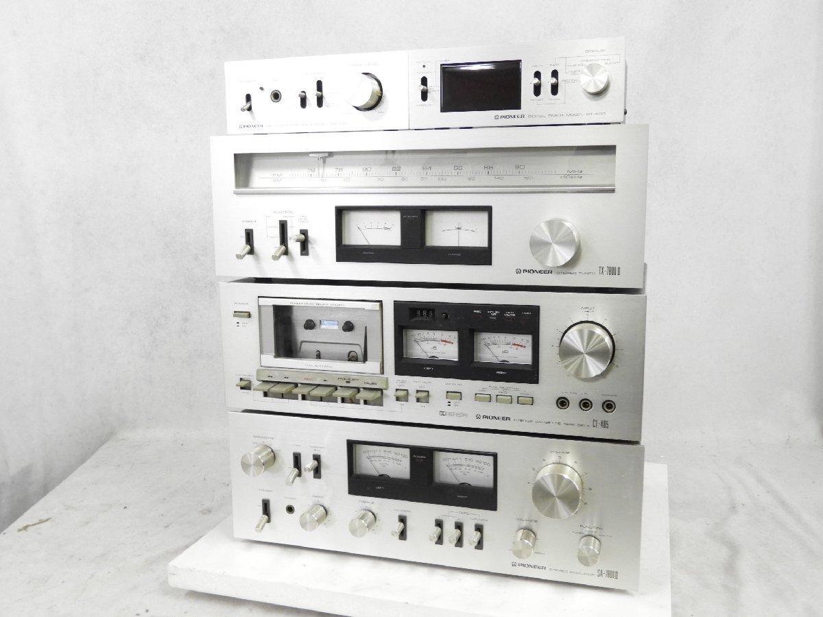 【J】Pioneer TX-7800II/SA-7800II/CT-405/DT400/MA-10A システムコンポ パイオニア 3126732拍卖