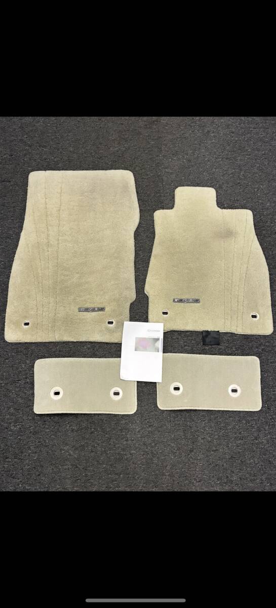 レクサス LC500 LC500h 純正フロアマット リア2枚のみ未使用 08210-11060-A0拍卖