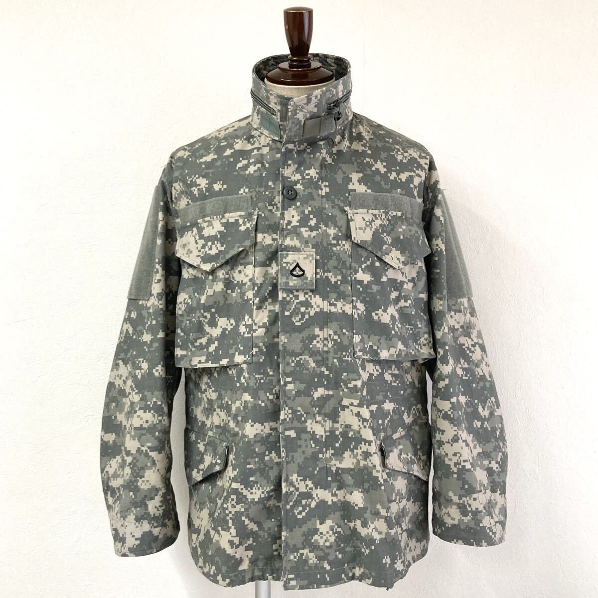 美品【US Military】M-65 ACU フィールドジャケット size SMALL X-SHORT 2008年会計 デジタルカモ/米軍実物 ミリタリー Army アーミー拍卖