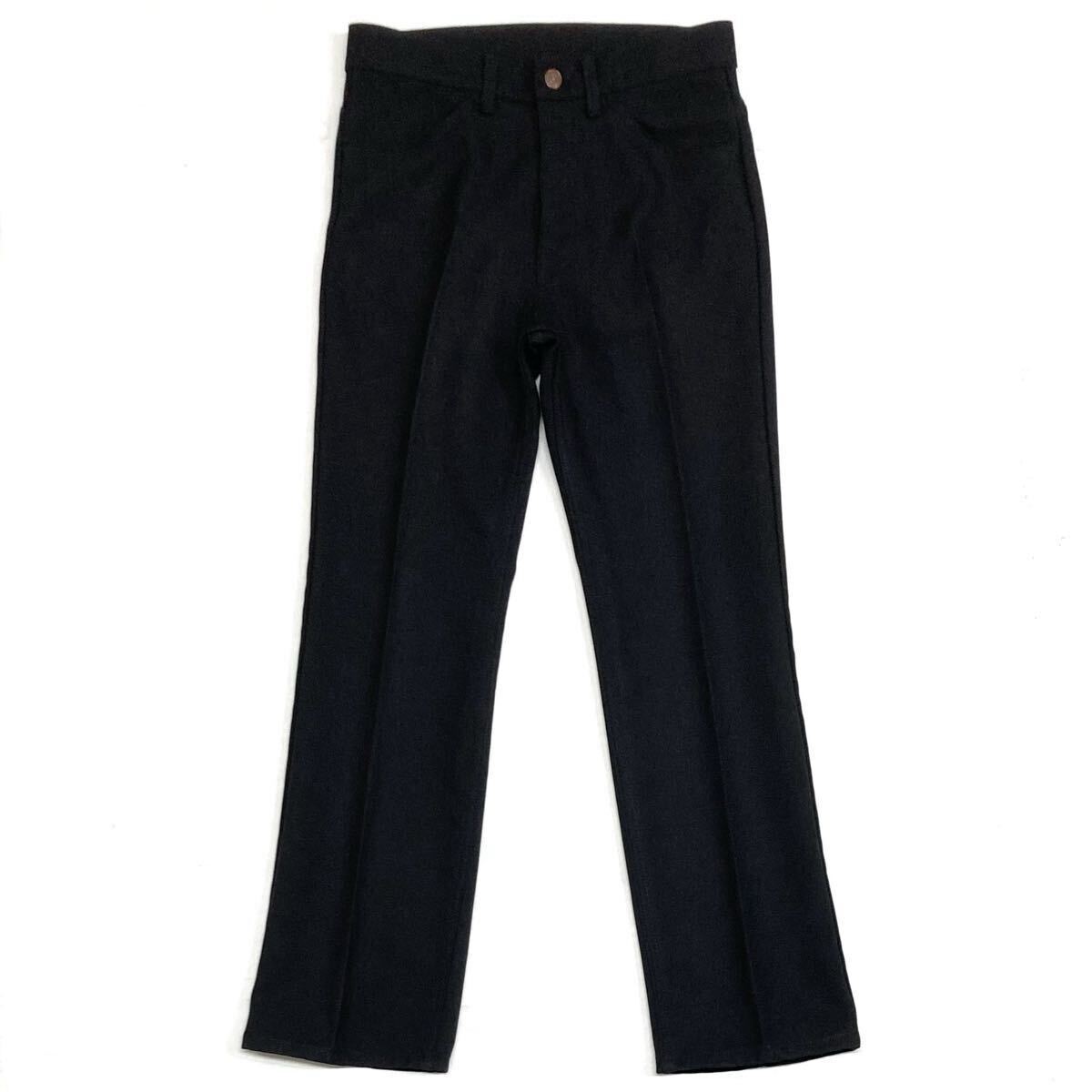 90s【Levi’s】ブラック スタプレ W31 L30 USA製 517-6159/リーバイス STA-PREST 黒 ブーツカット フレア パンツ アクションスラックス拍卖