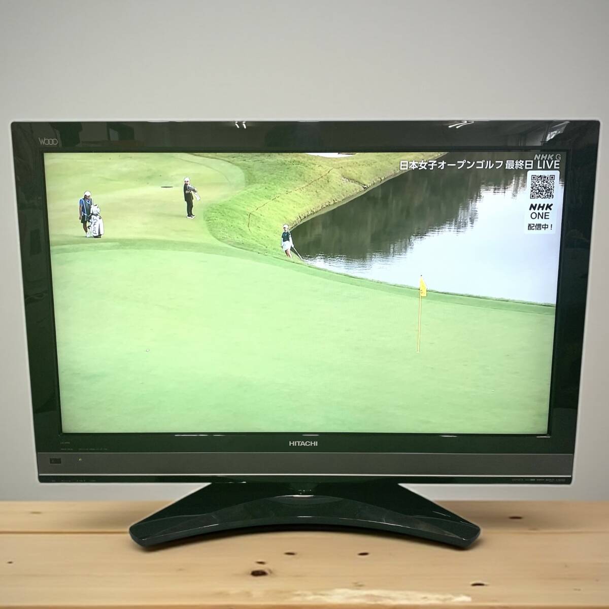25C469_ジB HITACHI 日立 37V型液晶テレビ WOOO L37-XP05 内蔵HDD320GB 2010年製 映像機器 現状品 中古拍卖
