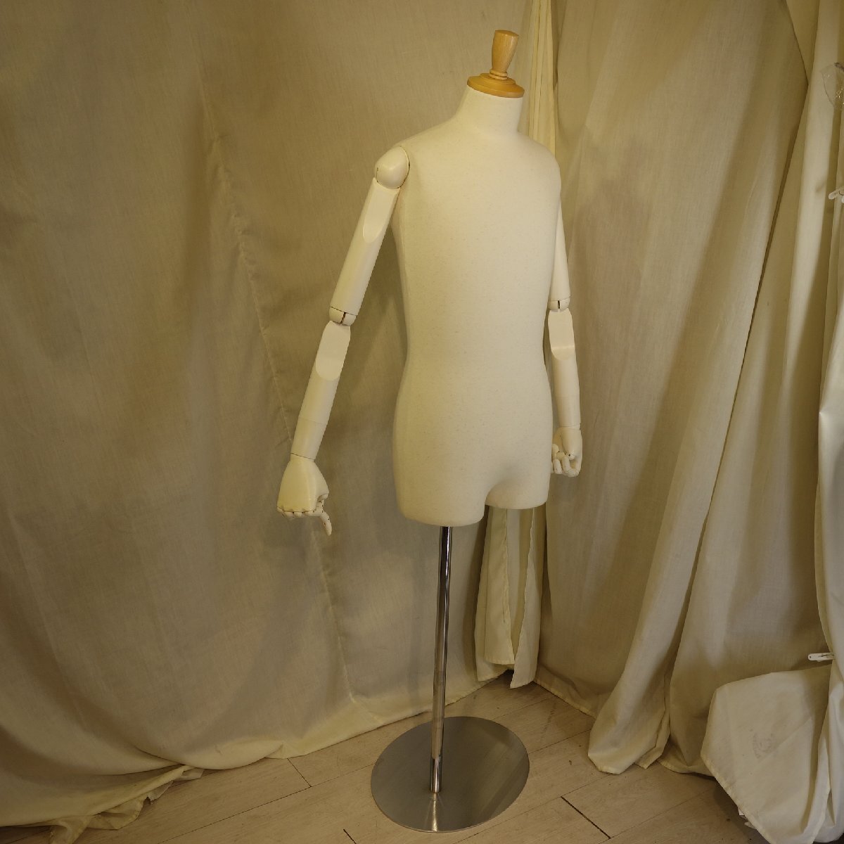 サン SUN メンズトルソー エコボディ キャ M サイズ 9号 腕 高さ調整可 アパレル 店舗 什器 店舗用 M176拍卖