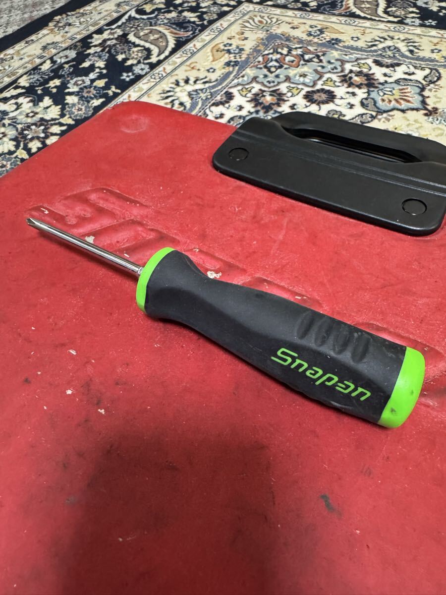 スナップオン Snap-on 1番プラスドライバー 旧ソフトグリップ グリーン拍卖