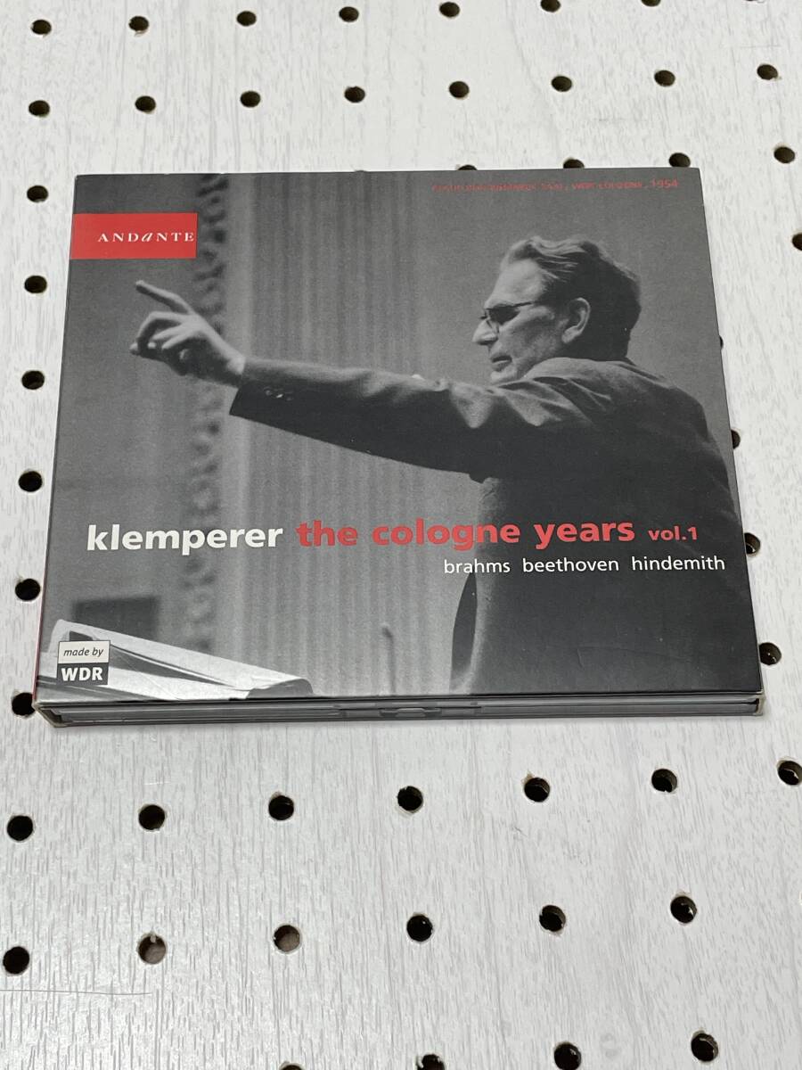 ANDANTE 輸入盤2CD クレンペラー、ケルン放送交響楽団 ベートーヴェン、ブラームス、ヒンデミット クレンペラー・ケルン・イヤーズ vol.1拍卖