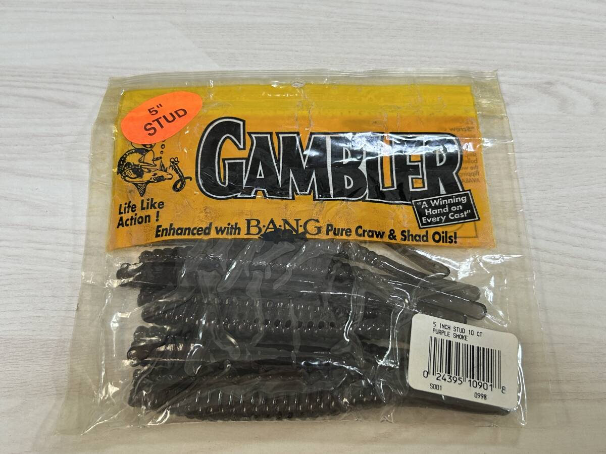 C ■■ 新品 ギャンブラー スタッド 5インチ 1パック【PURPLE SMOKE】10本入り GAMBLER STUD ■■ G1.10拍卖