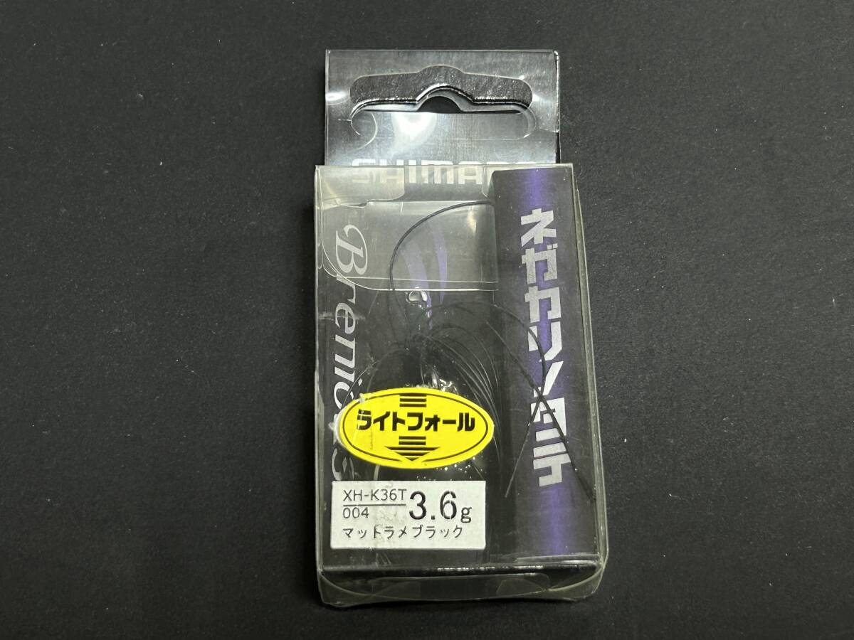 E ■■ 新品 シマノ ブレニアス ネガカリノタテ 3.6g【マットラメブラック】 Brenious SHIMANO ■■ K2.10拍卖