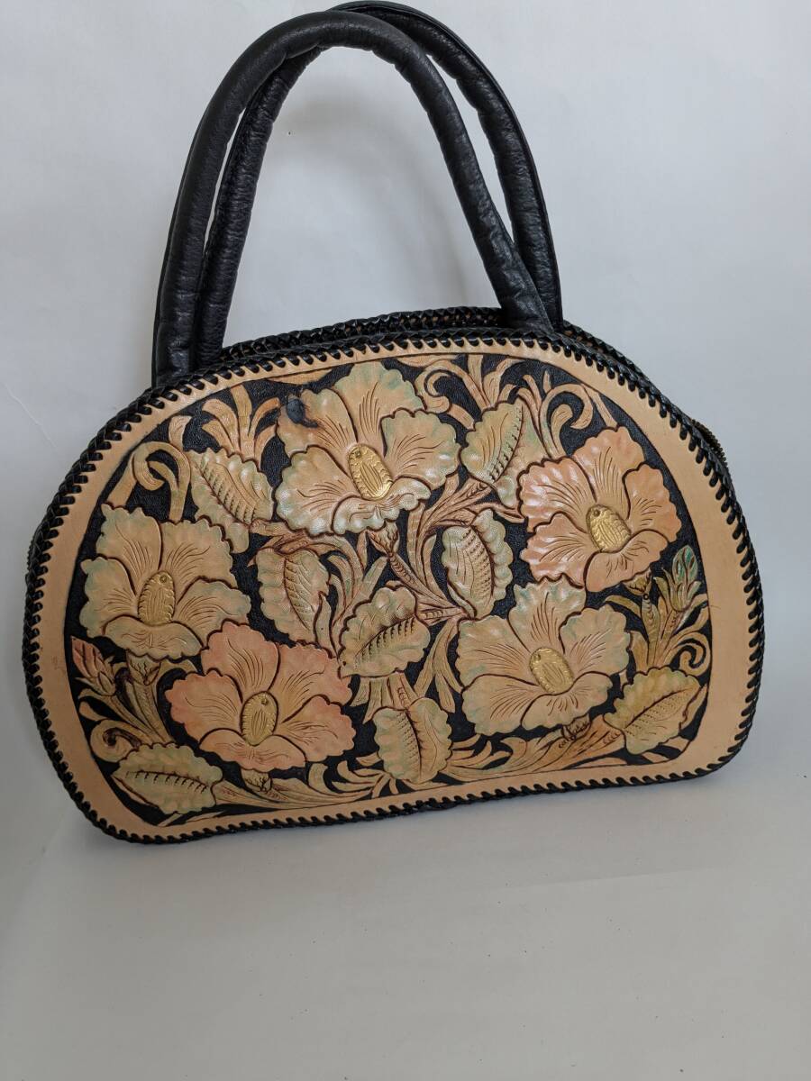 レザーバッグ ハンドバッグ ハンドメイド【訳アリ】牛革拍卖