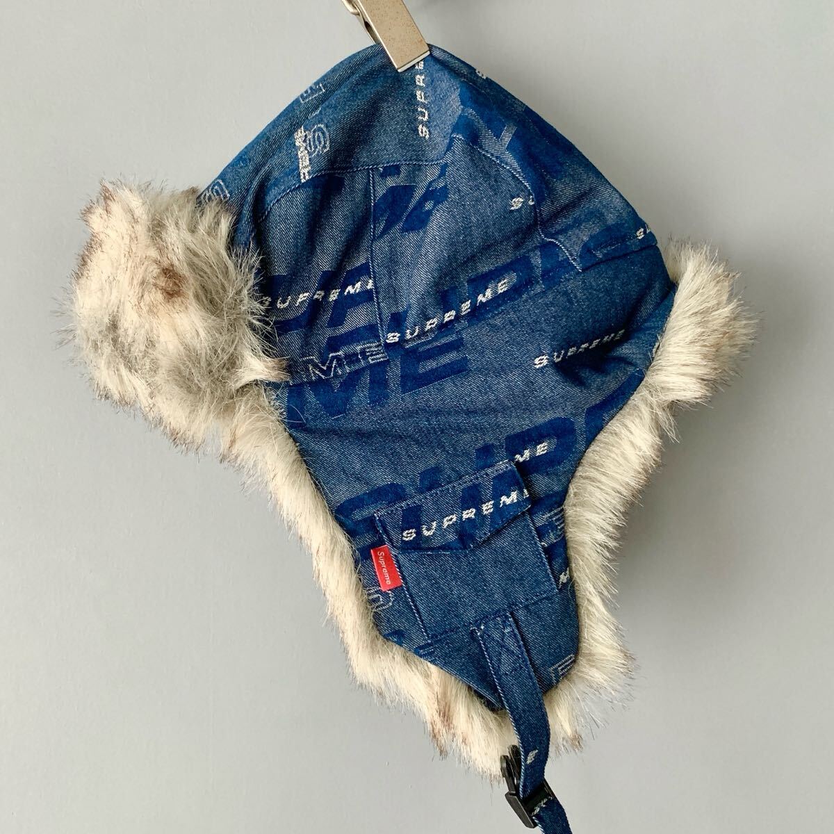 Supreme 19FW ファーフライトキャップ デニム 帽子ハットシュプリーム trooper トゥルーパー 拍卖