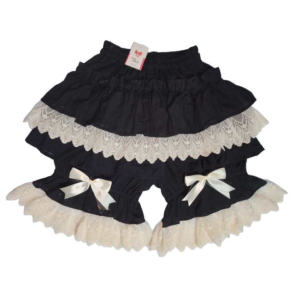 即納 ドロワーズ ペチコート ロリータ かぼちゃパンツ 45cm丈 ショートパンツ インナー インナーパンツ 春夏 快適 透け防止 ペチパンツ拍卖