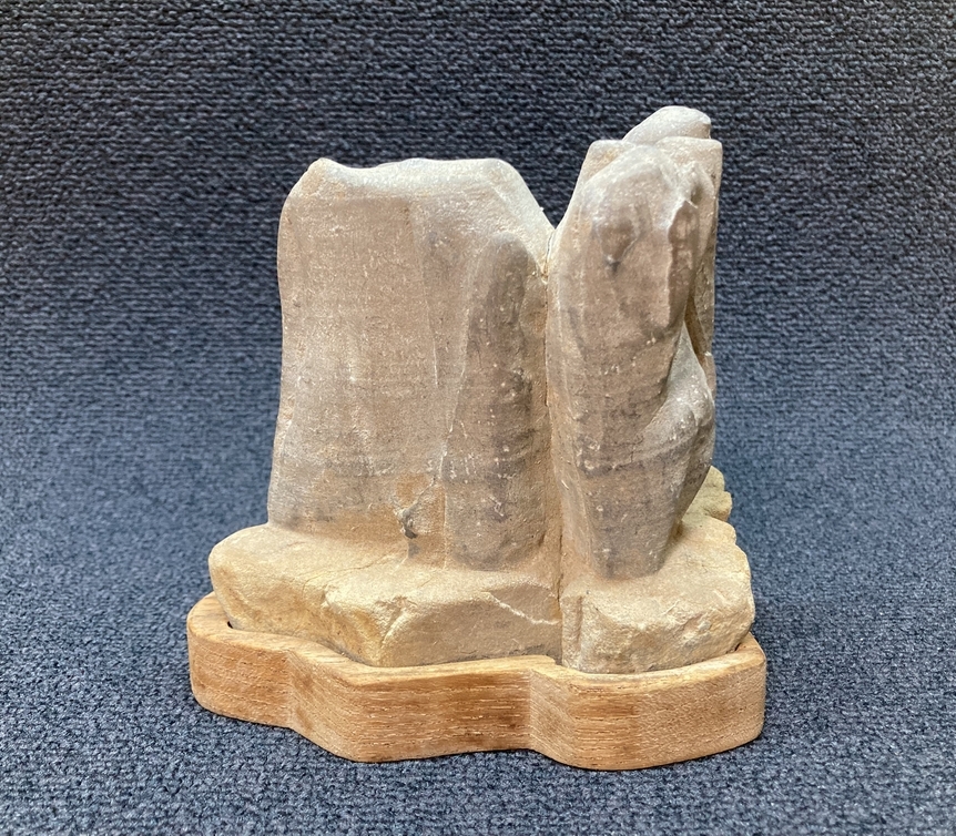 No.0888 自然 / 岩石 / 原石 / 置物 底板付 拍卖