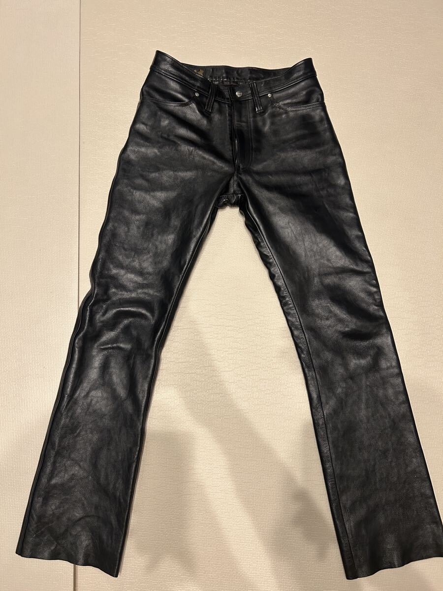 リアルマッコイズ Buco ホースハイド レザーパンツ 茶芯 W31 THE REAL McCOY’S BUCO LEATHER PANTS 完売商品拍卖