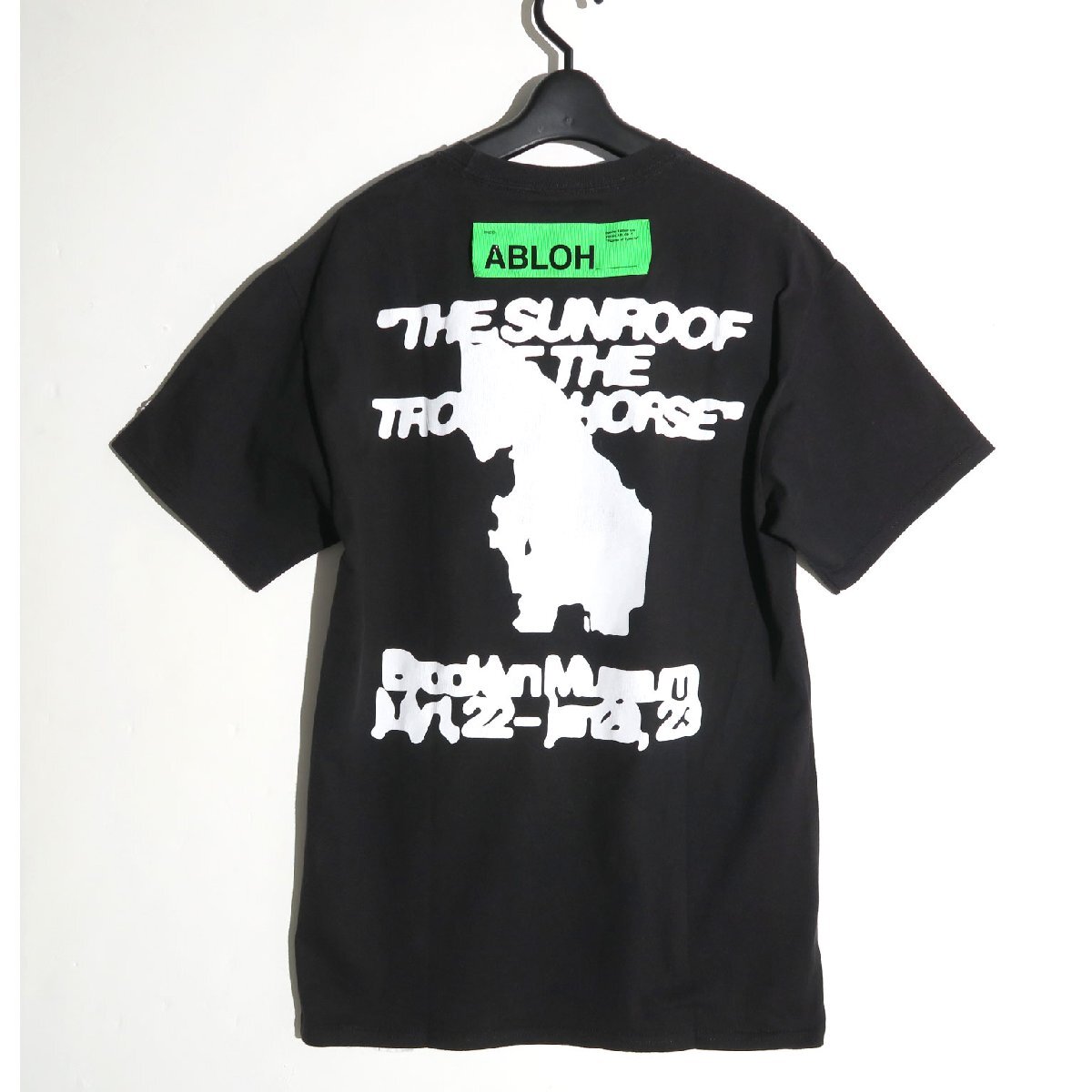 VIRGIL ABLOH x Champion Brooklyn Museum FIGURES OF SPEECH T-SHIRT ブラック sizeM ヴァージル・アブロー拍卖