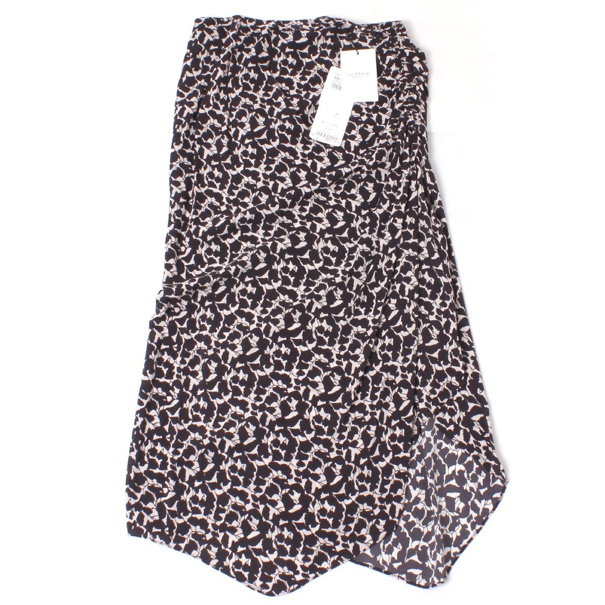 【タグ付き・新品・定価59,400円】ISABEL MARANT ETOILE AZARIA SKIRT 38 ECRU/BLACK 22AJU1434 イザベルマランエトワール ミディスカート拍卖