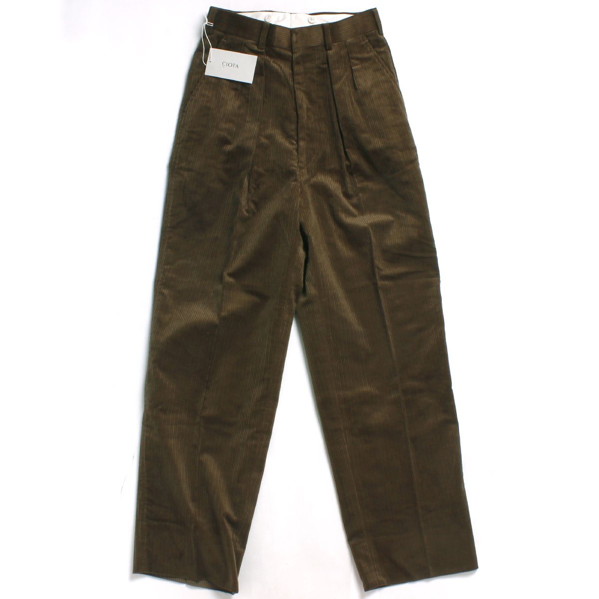 【新品・定価48,400円】CIOTA × J.PRESS スビンコットン 太畝コーデュロイ オックスフォードバッグス size1 PTLM-128 シオタ拍卖