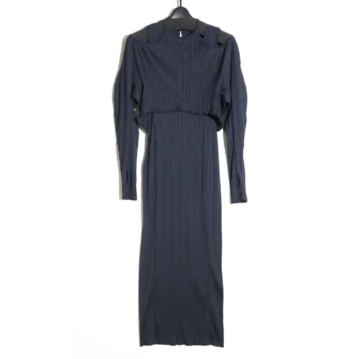 25ss Mame Kurogouchi Random Ribbed Organic Cotton 2way Dress MM25SS-JS004 定価55,000円 ジャージードレス ワンピース マメクロゴウチ拍卖