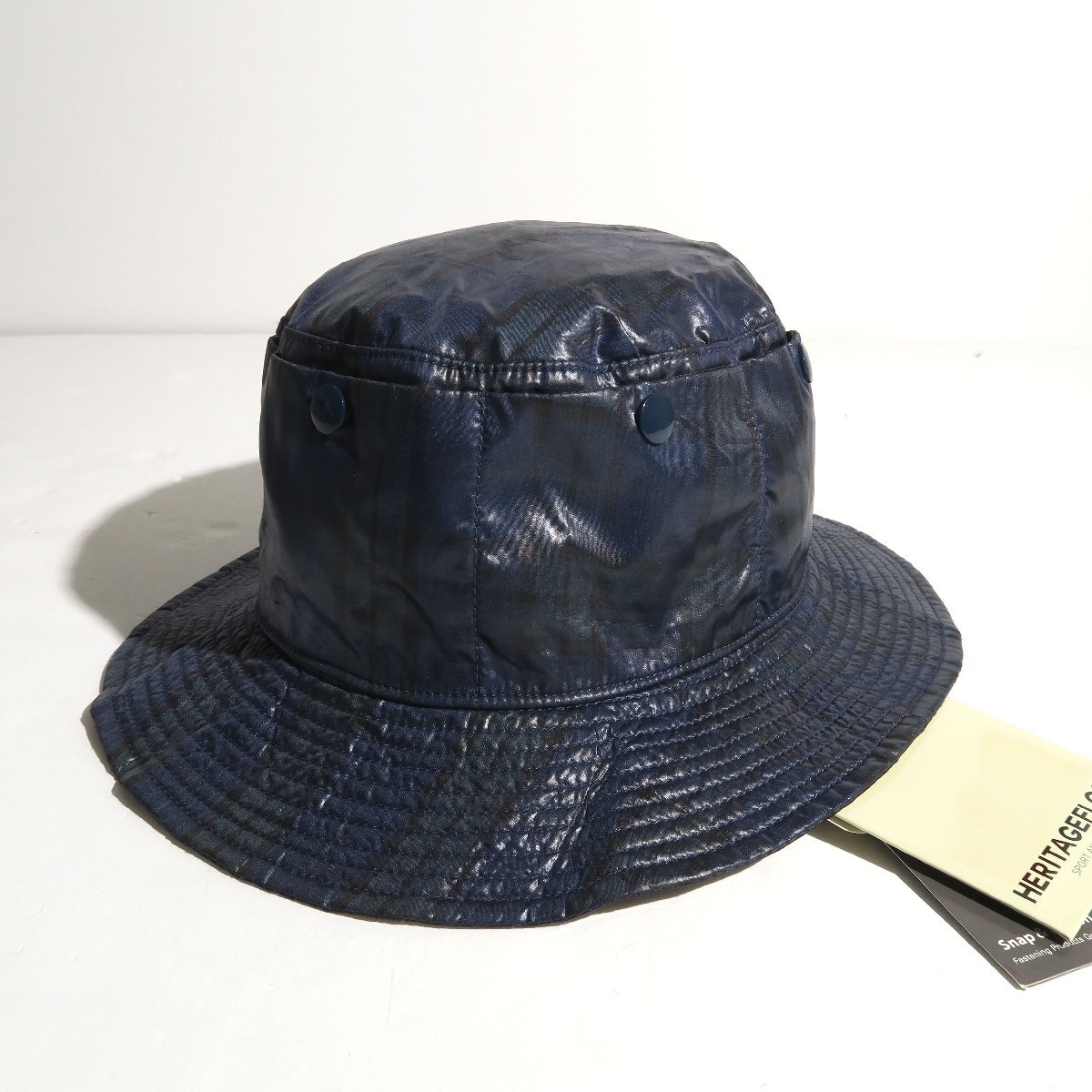 【タグ付 新品】HERITAGEFLOSS ENGLISH CHECKED 6P BUCKET HAT BLACK WATCH ヘリテイジフロース ハット チェック ブラックウォッチ拍卖