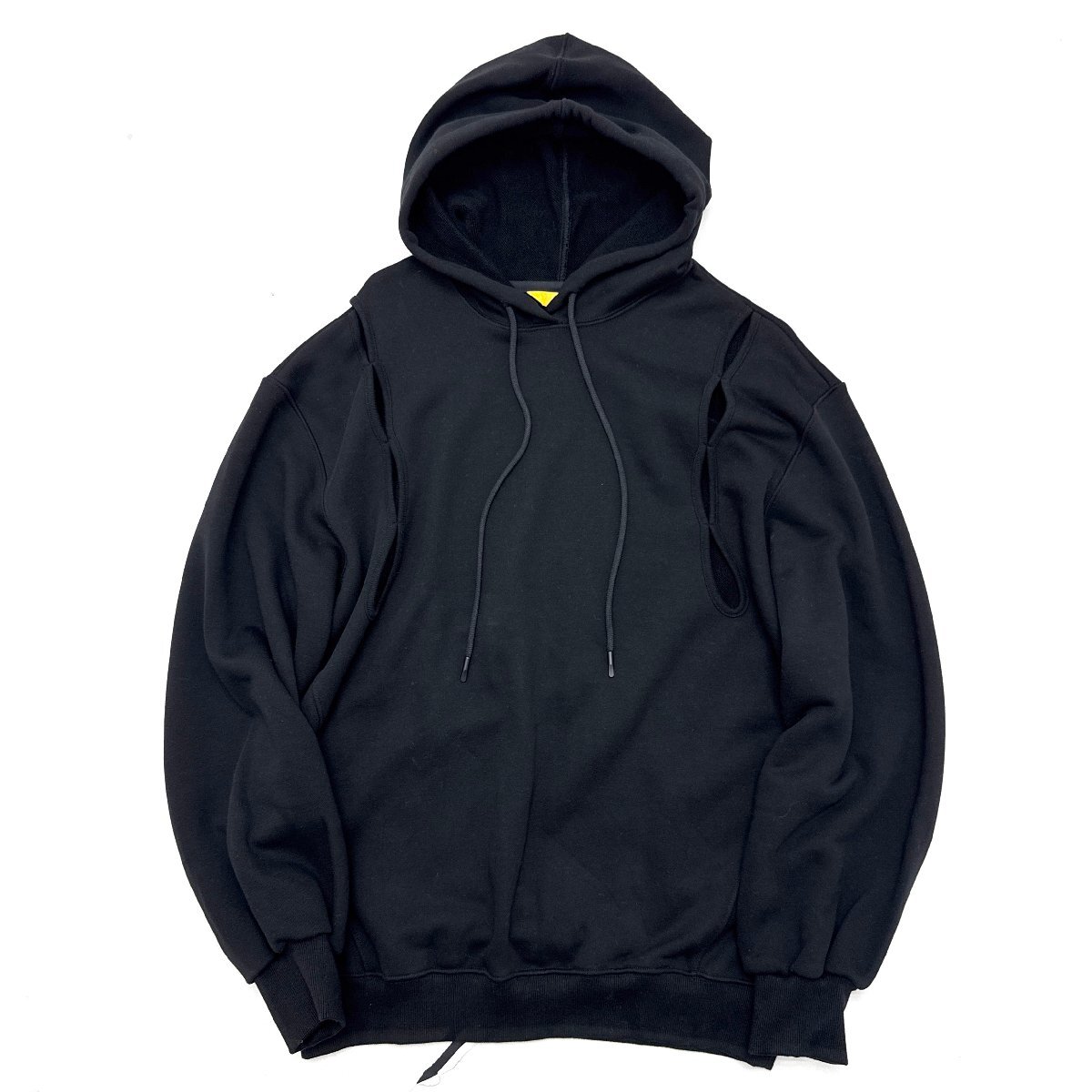 KYo (キョー) CUTOUT LOOP HOODY フリーサイズ BLACK キョー カットアウトループフーディー ブラック パーカー拍卖