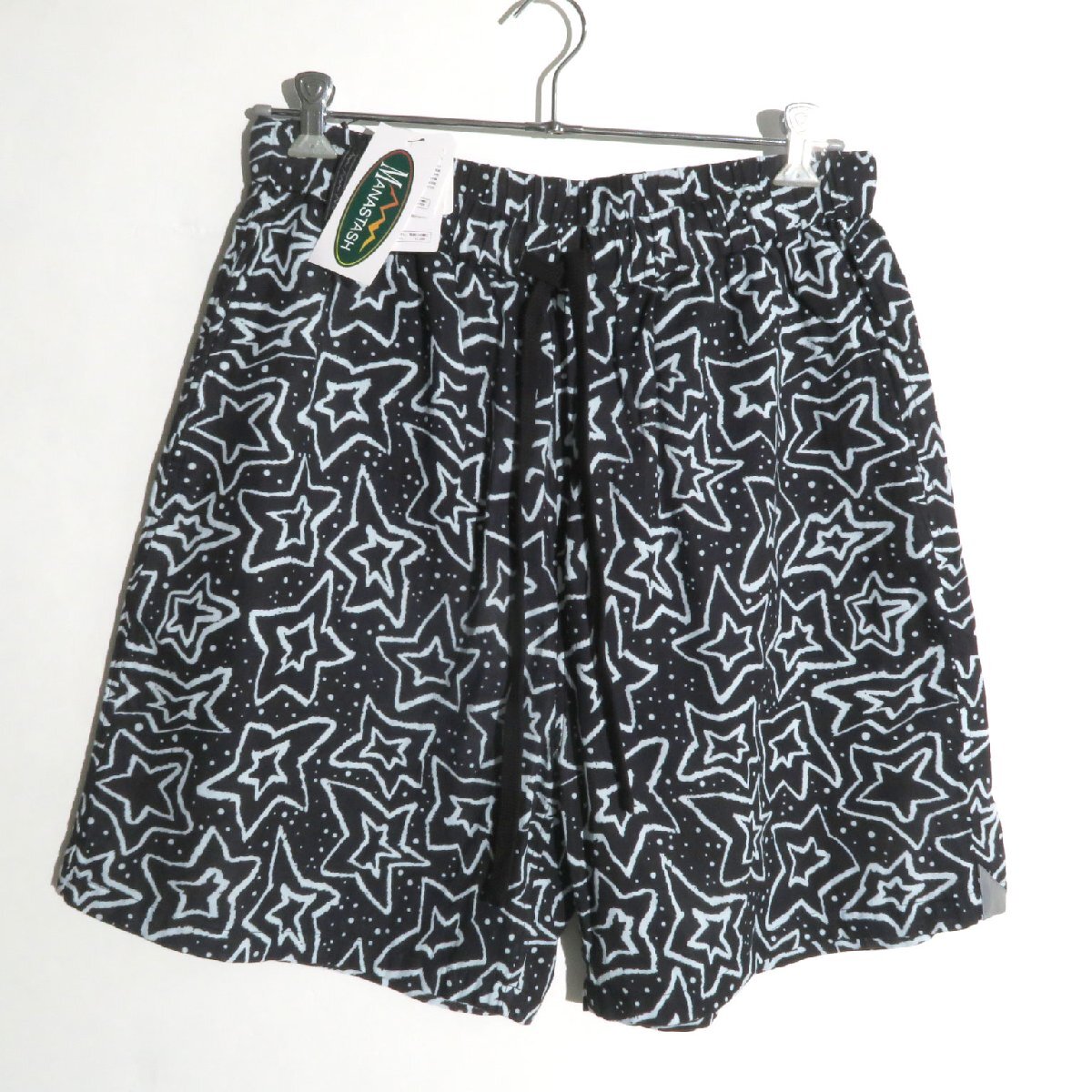 【新品】MANASTASH GAUZE MANALOHA SHORT sizeXL ブラック 定価15,400円 マナスタッシュ ガーゼ マナロハショーツ ハーフパンツ拍卖