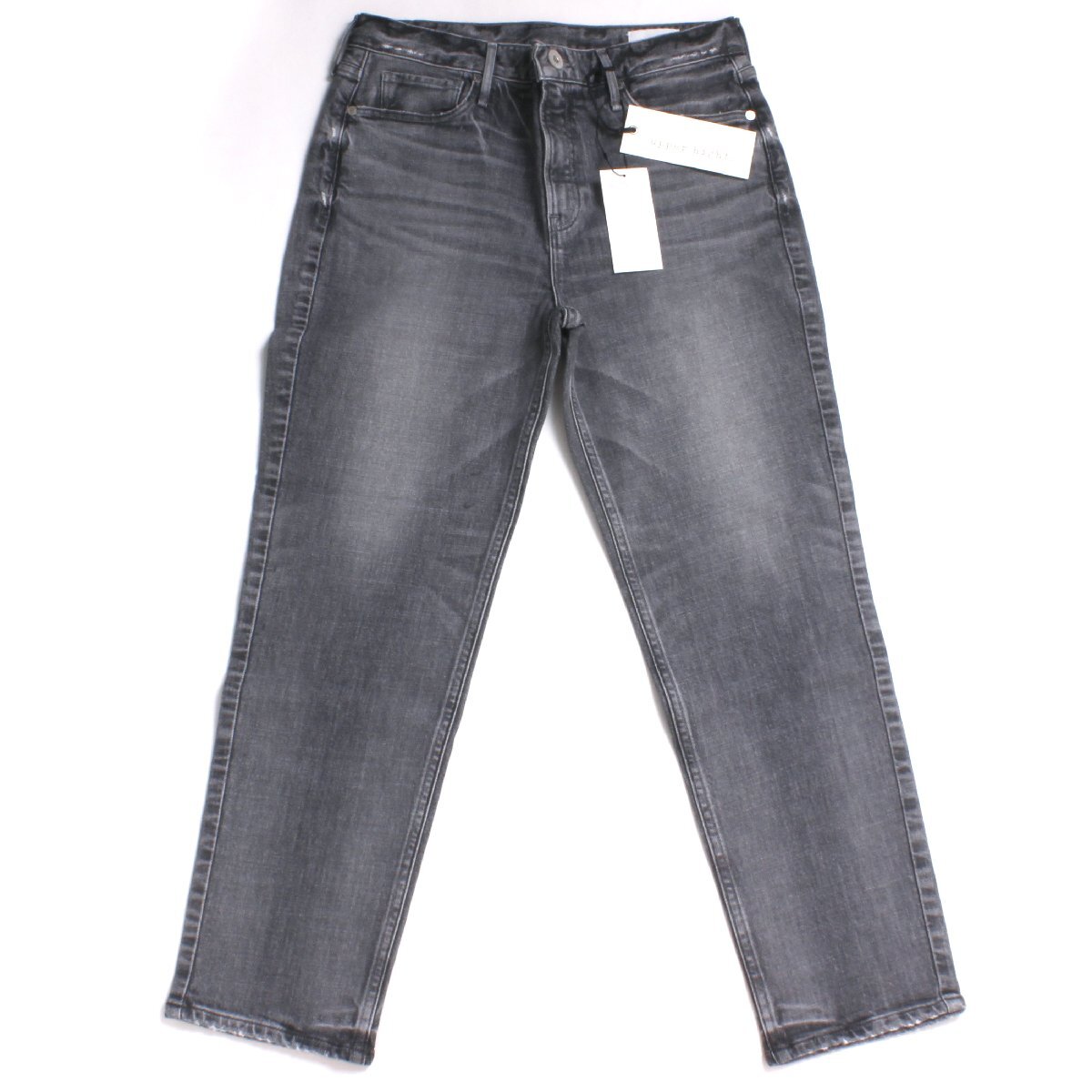 【タグ付き・新品・定価25,300円】upper hights THE GIRL テーパードデニムパンツ size25 PLATINUM 139338-PLN アッパーハイツ ジーンズ ★拍卖