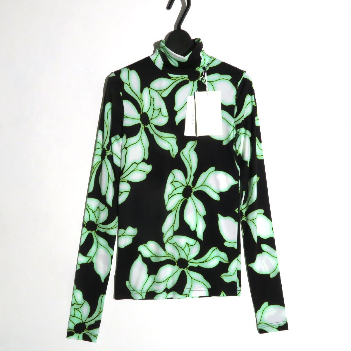 【新品・定価60,500円】NINA RICCI SECONDSKIN JERSEY HIGH NECK TOP ニナリッチ ボタニカル ドゥロワーDrawer購入品拍卖