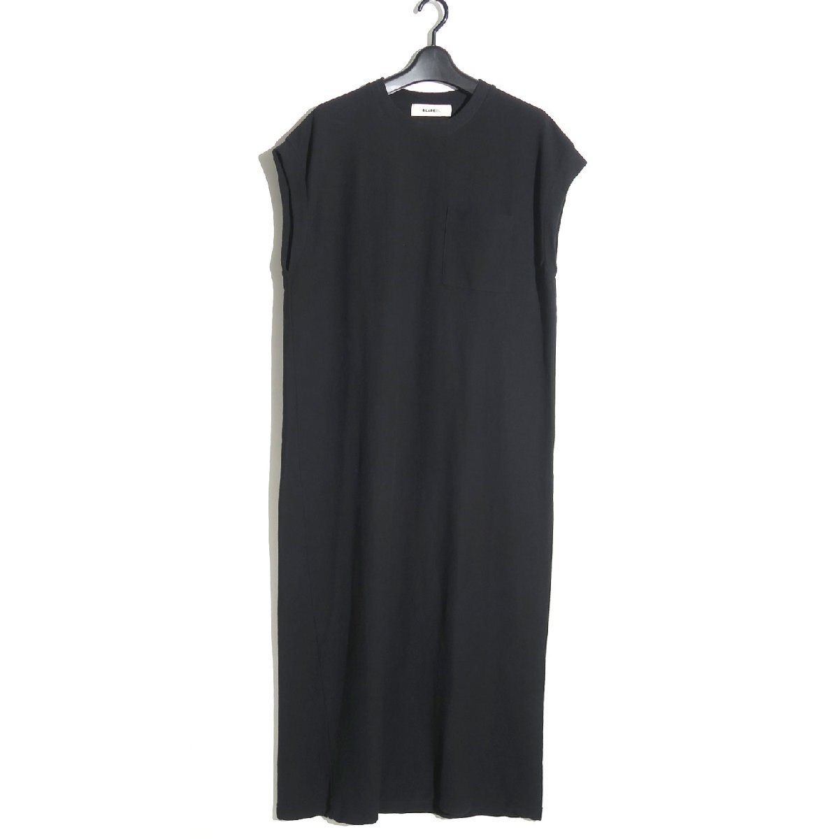 25AW IENA BLACK ポケットTドレス 定価19,580円 25040900906030 ブラック イエナ ノースリーブ ワンピース拍卖
