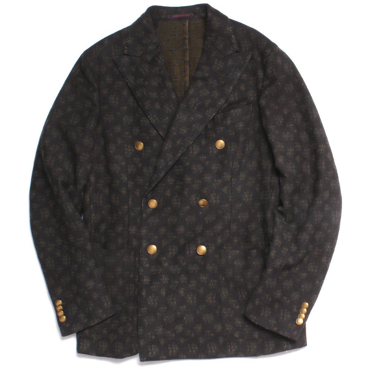 THE GIGI 6Bダブルジャケット ART DP size48 ダークグレー A612_999 ザ ジジ ダブルブレスト拍卖