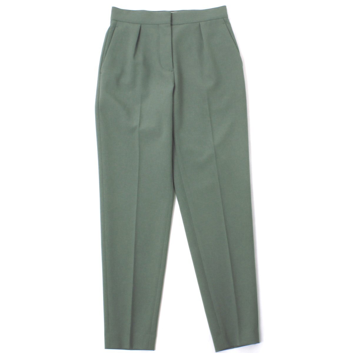 Theory クロップド丈テーパードパンツ 定価29,000円 Prospective Light City Pant sizeXXO ペールグレーモス セオリー ストレッチ拍卖