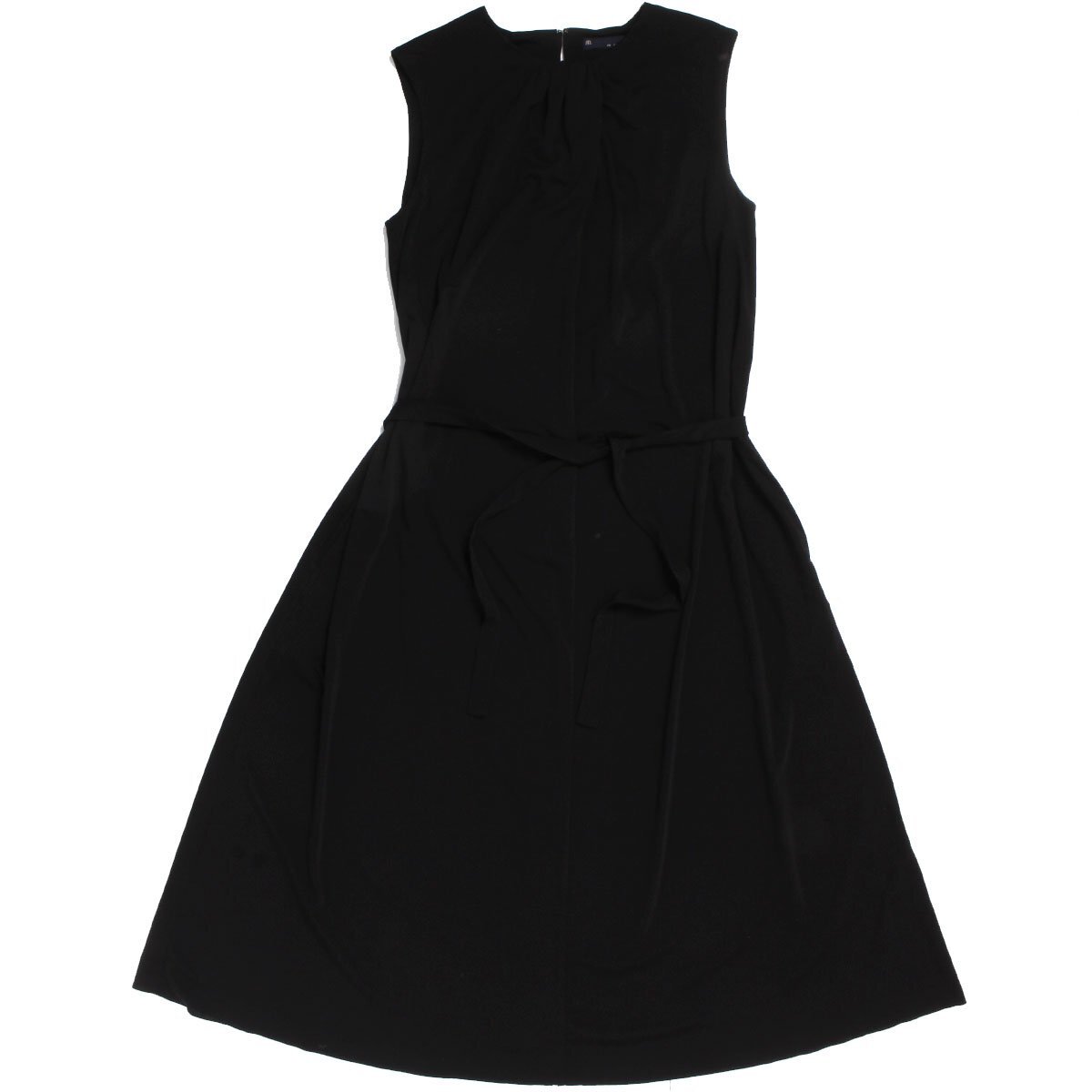 martinique ノースリーブギャザーワンピース ブラック A0308UA203 マルティニーク スリーブレス バックジップ拍卖