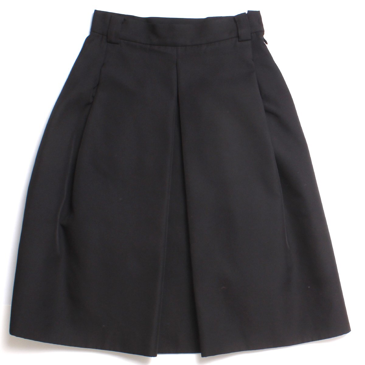 MACPHEE ダブルクロス トラペーズタックスカート size36 ブラック 12054505302 マカフィー TOMORROWLAND拍卖