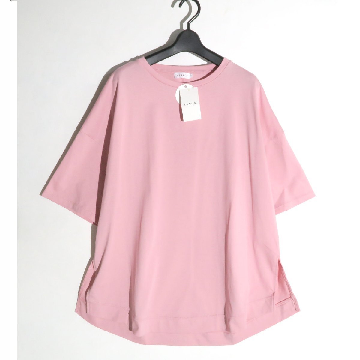 25ss【タグ付・新品】LEPSIM バックタックチュニック トップス 290291 Tシャツ フリーサイズ拍卖