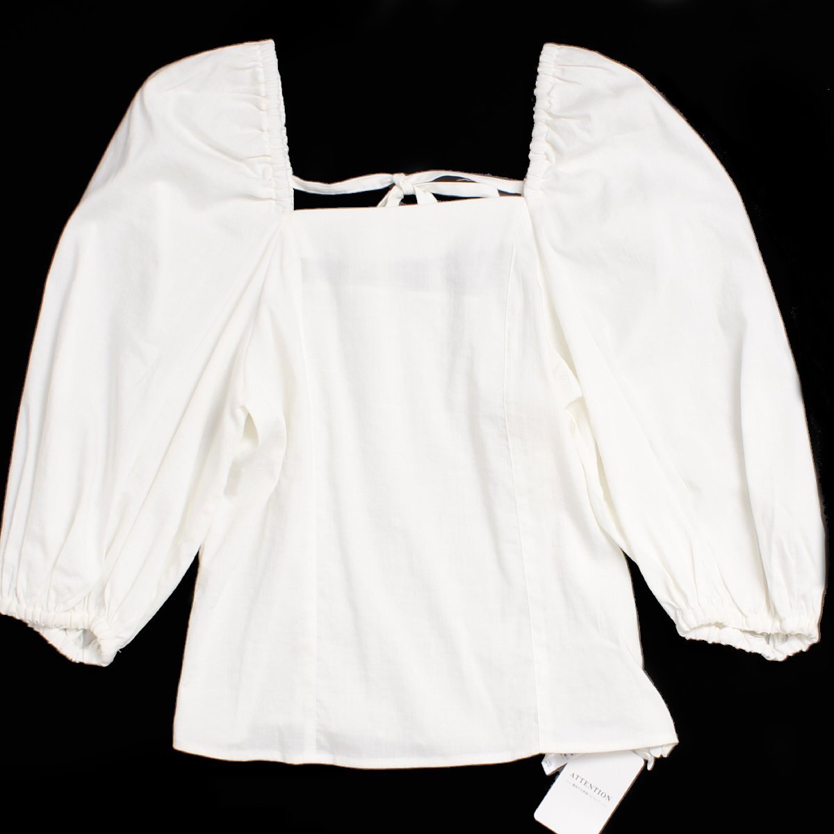 【新品・未使用】U by SPICK&SPAN ブラウス size38 ホワイト 21-051-212-2001-2-0 ユーバイスピックアンドスパン拍卖