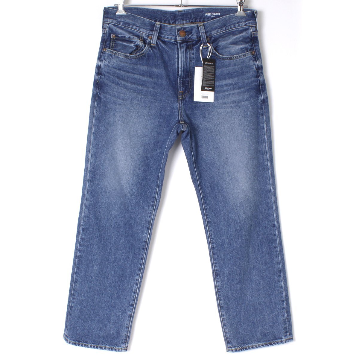 別注【タグ付・新品・定価25,300円】RED CARD TOKYO Begin別注 Rhythm Straight THE BEST CUT size34 107922BG01vlt レッドカード拍卖