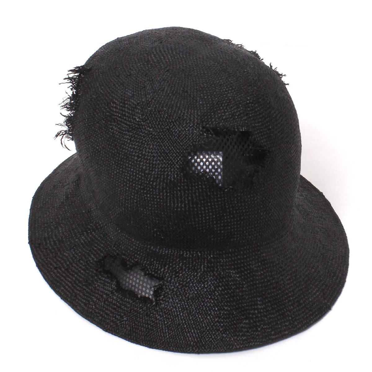 【タグ付き・定価44,000円】KIJIMA TAKAYUKI GRUNGE METRO HAT size1 BLACK 231209 キジマ タカユキ グランジ メトロ ハット拍卖