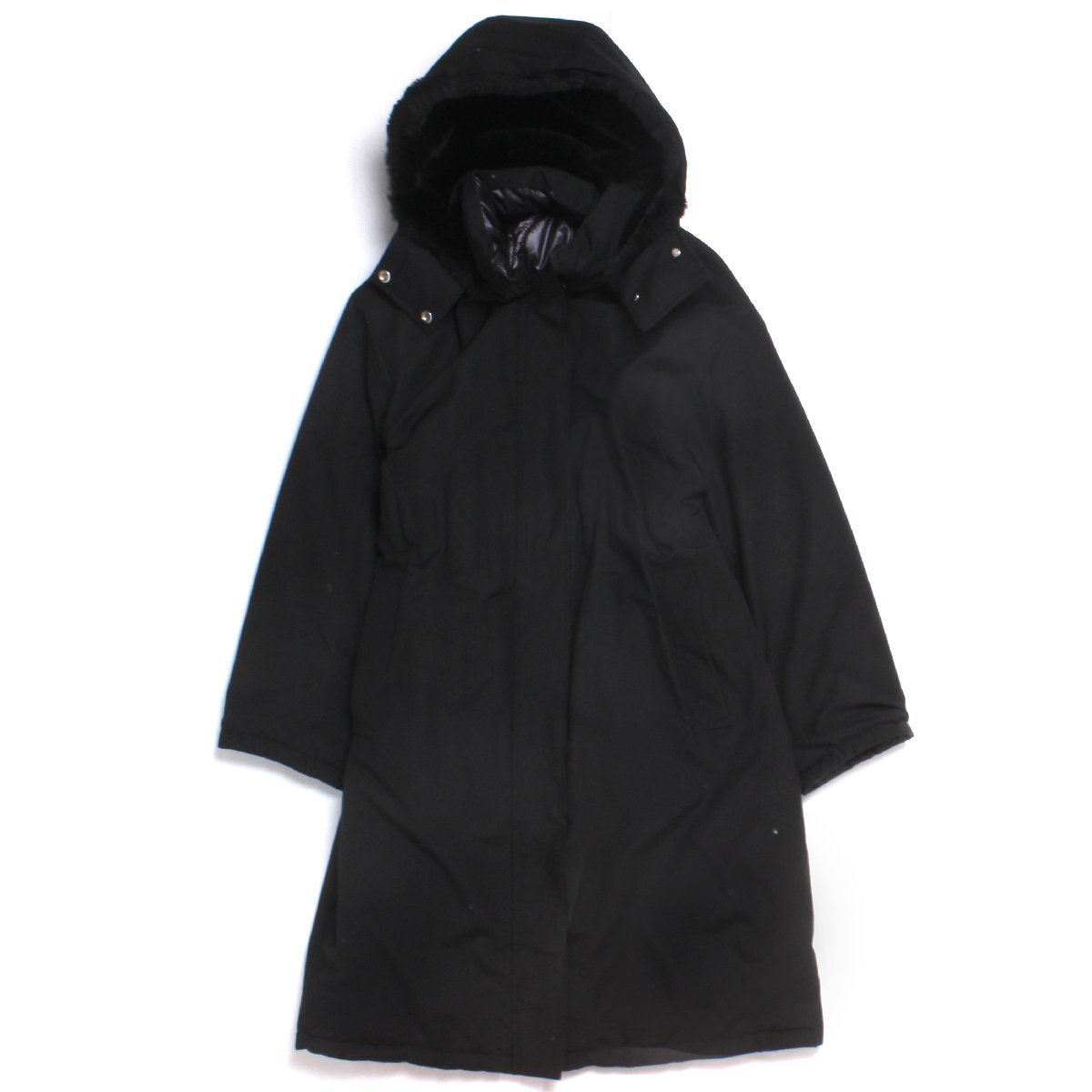 UNITED ARROWS PADDING リバーシブルコート 定価52,800円 size36 ブラック 1525-199-4032 ユナイテッドアローズ 中綿コート拍卖