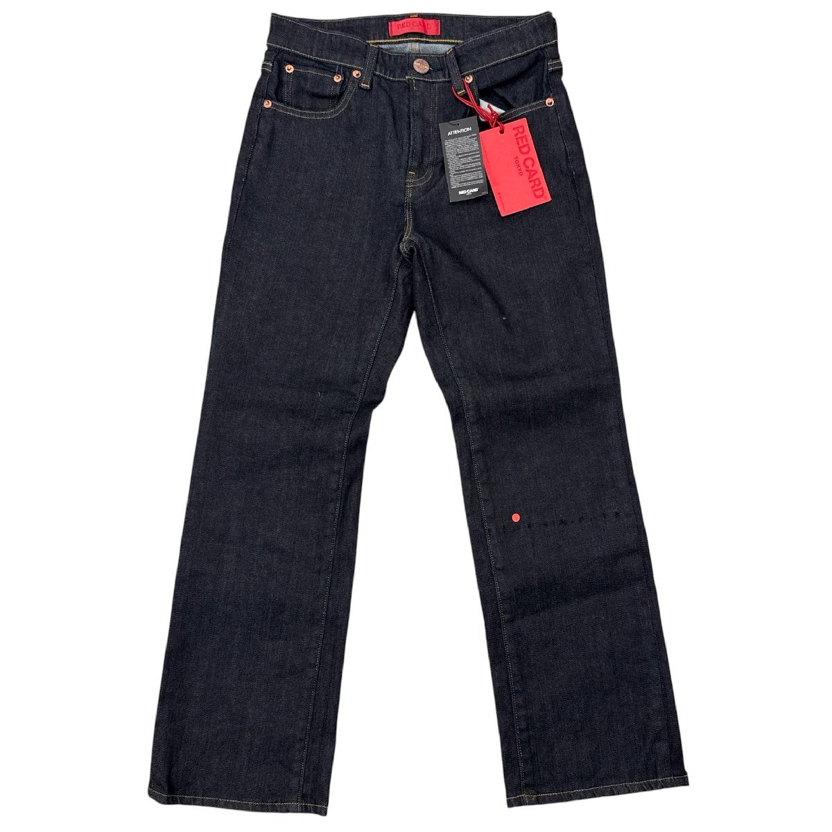 【タグ付・定価25,300円】RED CARD TOKYO Marmalade Flare フレアデニムパンツ size23 49W52301brn レッドカードトーキョー拍卖