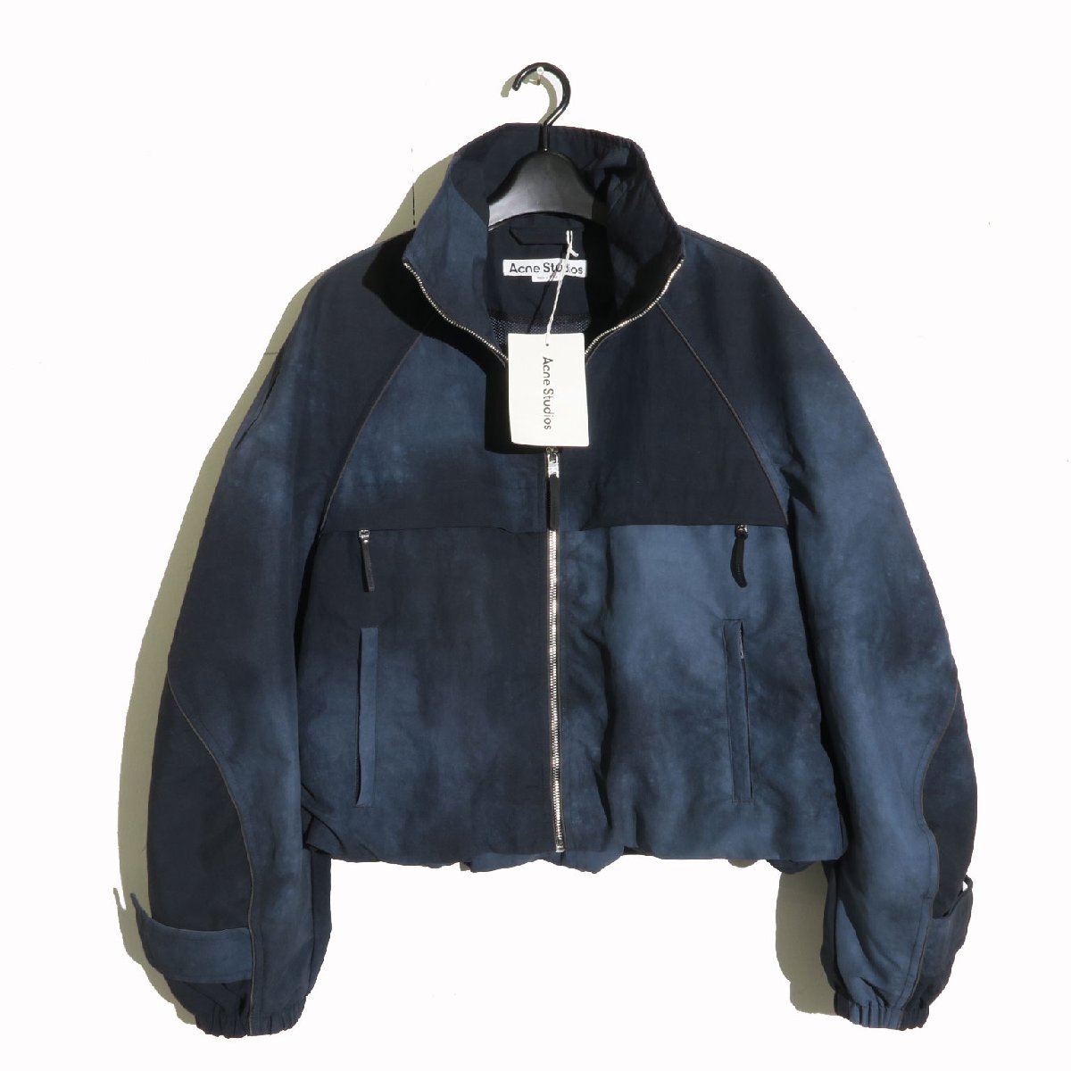 【新品】24AW Acne Studios Nylon jacket size32 FN WN OUTW000994 アクネストゥディオス ガーメントダイ クロップド ナイロンジャケット拍卖