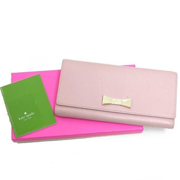 kate spade Maple Street KASS 3つ折り 長財布 ピンク ケイトスペード拍卖