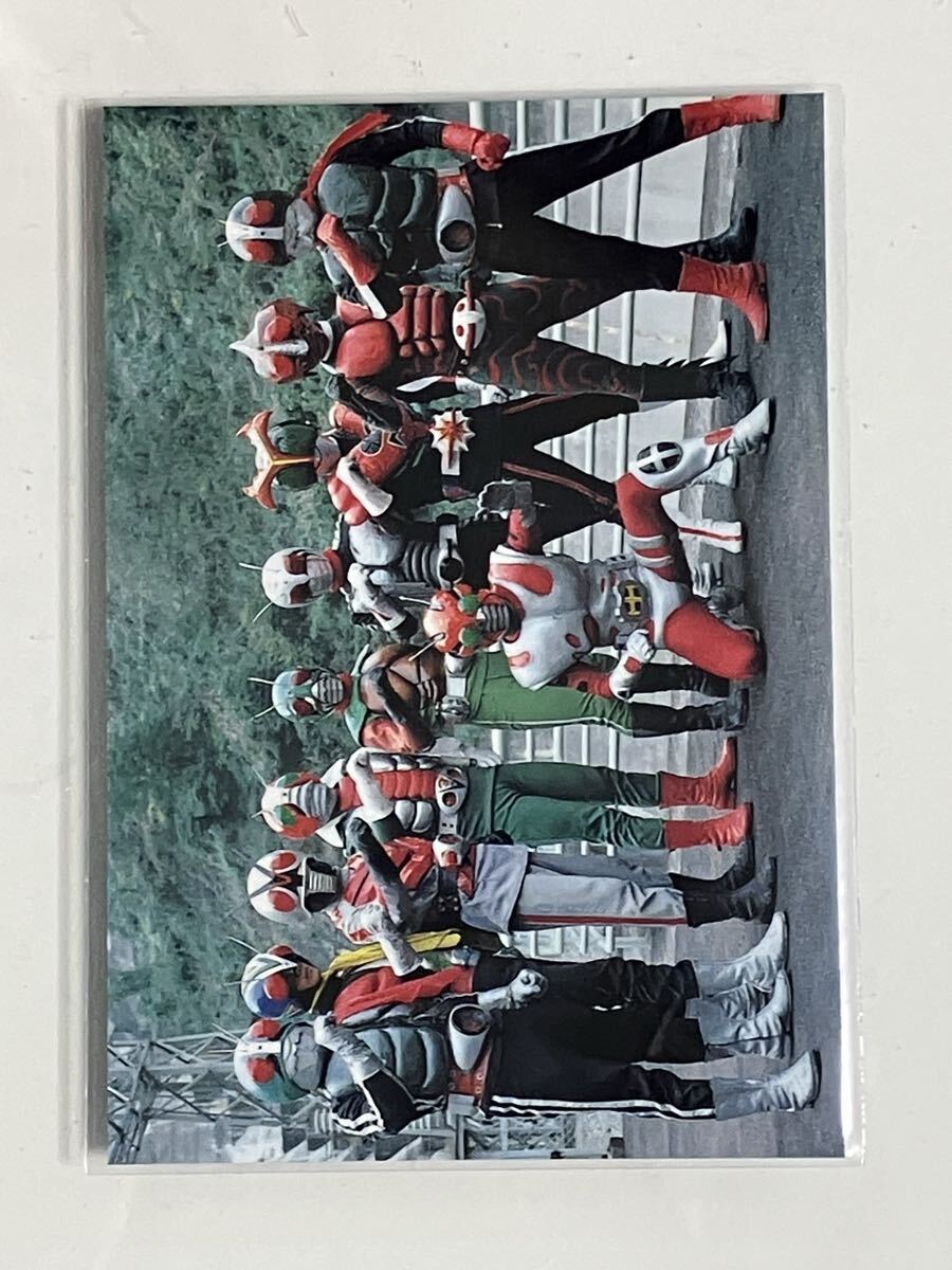 カルビー仮面ライダーR 107 第1記録 10人ライダー拍卖