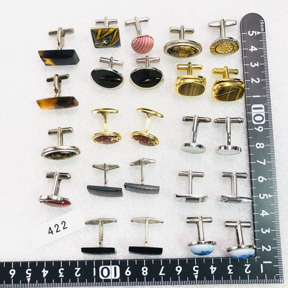 アクセサリー まとめ カフス カフスボタン ゴールド シルバー GOLD SILVER 約126g 422拍卖