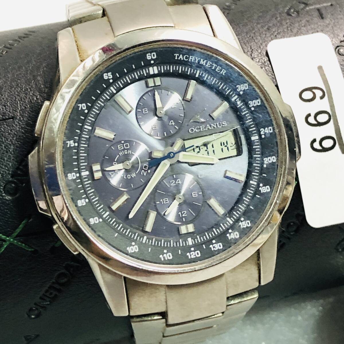 腕時計 カシオ CASIO OCEANUS オシアナス チタン OCW-500TDJ-1AJF 電波ソーラー SOLAR 稼働 669拍卖