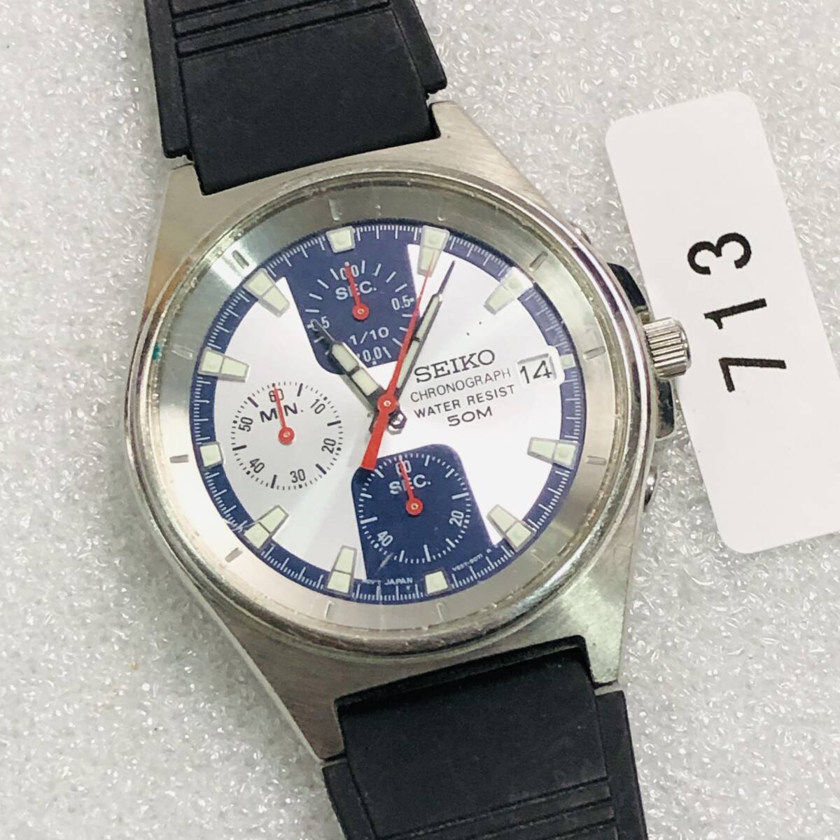 腕時計 セイコー SEIKO V657-9030 マイルドセブン クロノグラフ ラボモデル 希少 未稼働 クオーツ quartz 713拍卖
