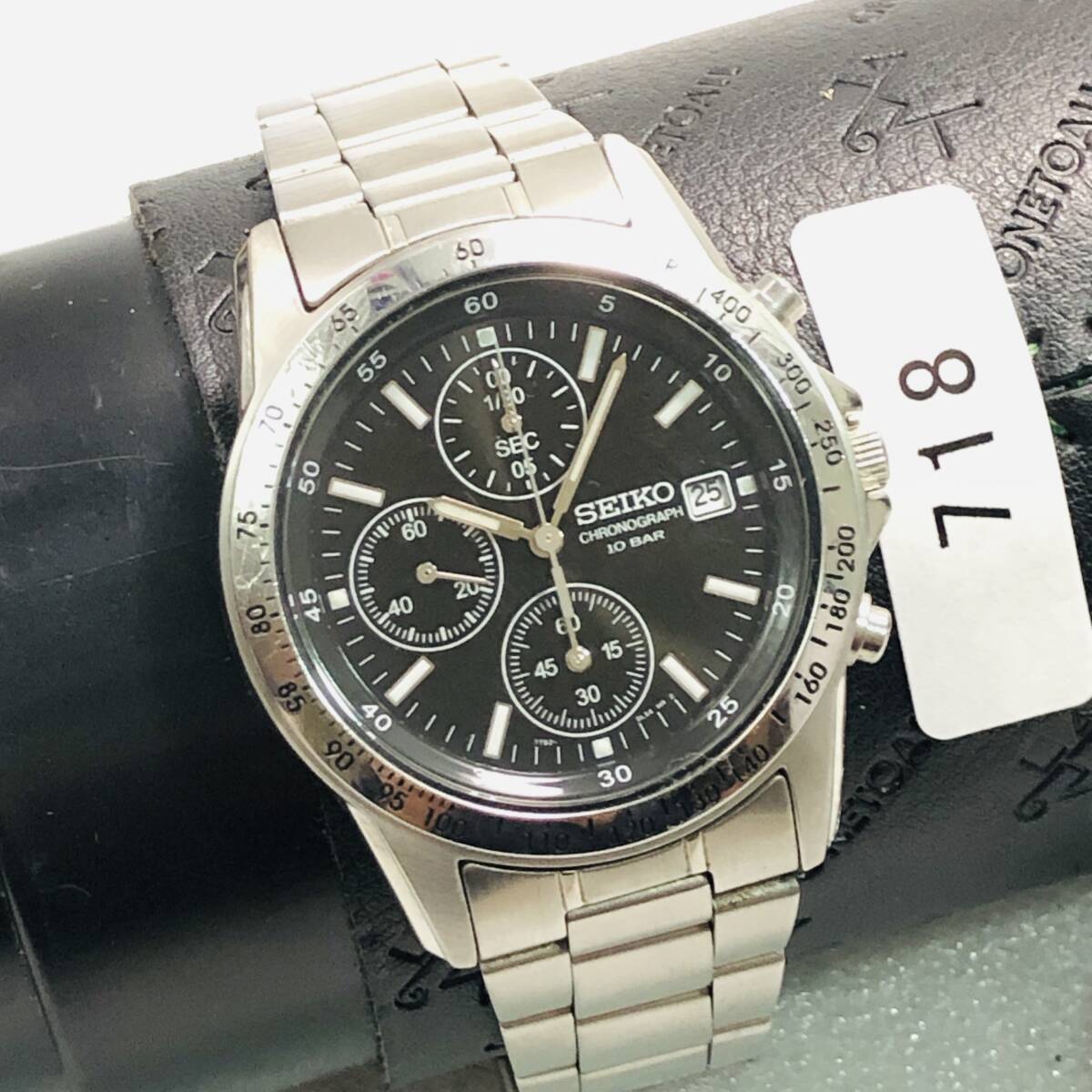 腕時計 セイコー SEIKO クロノグラ chronograph 7T92-0DW0 SND367PC 未稼働 クオーツ quartz 718拍卖